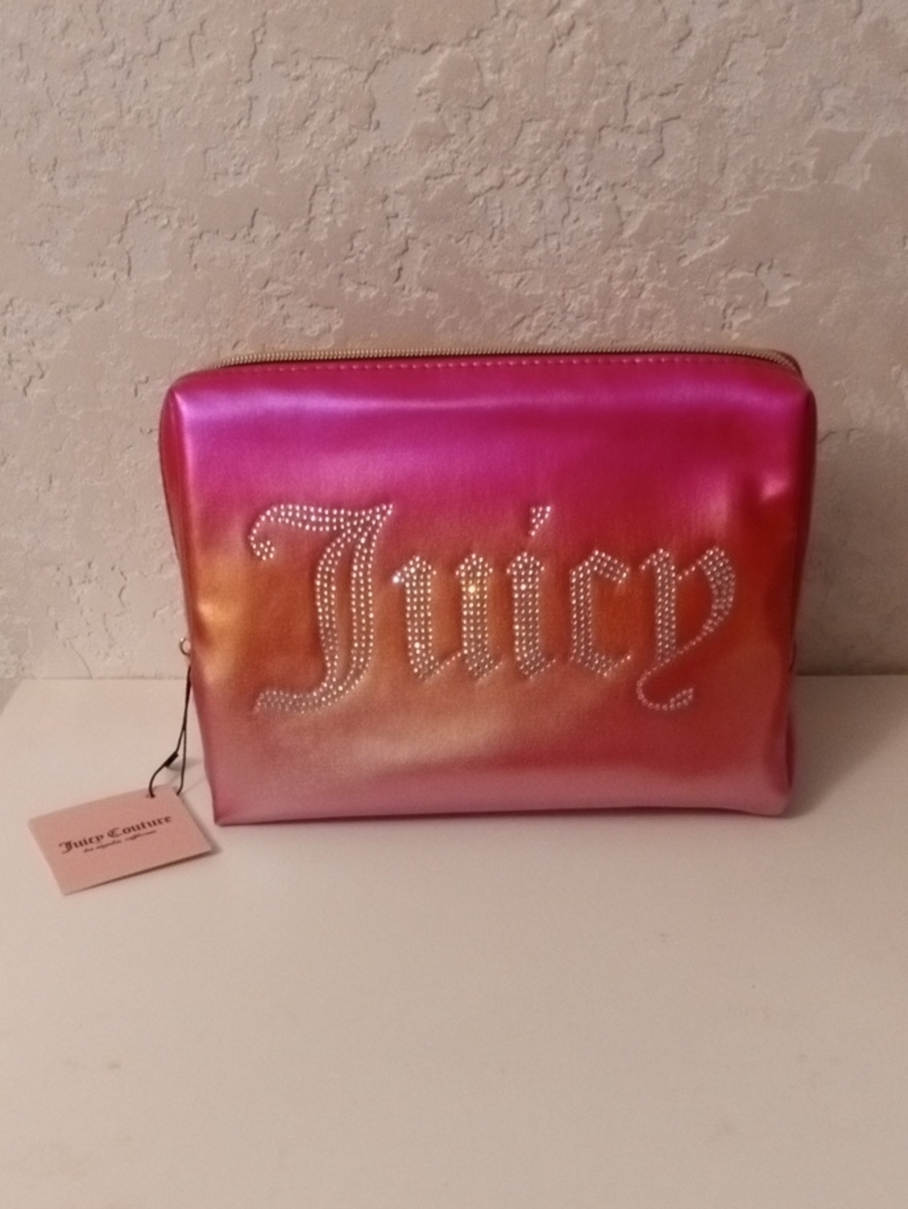 Juicy Couture Pink Ombre Cosmetic Pouch